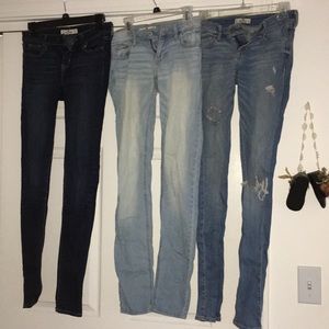3 Pairs of Holister Jeans